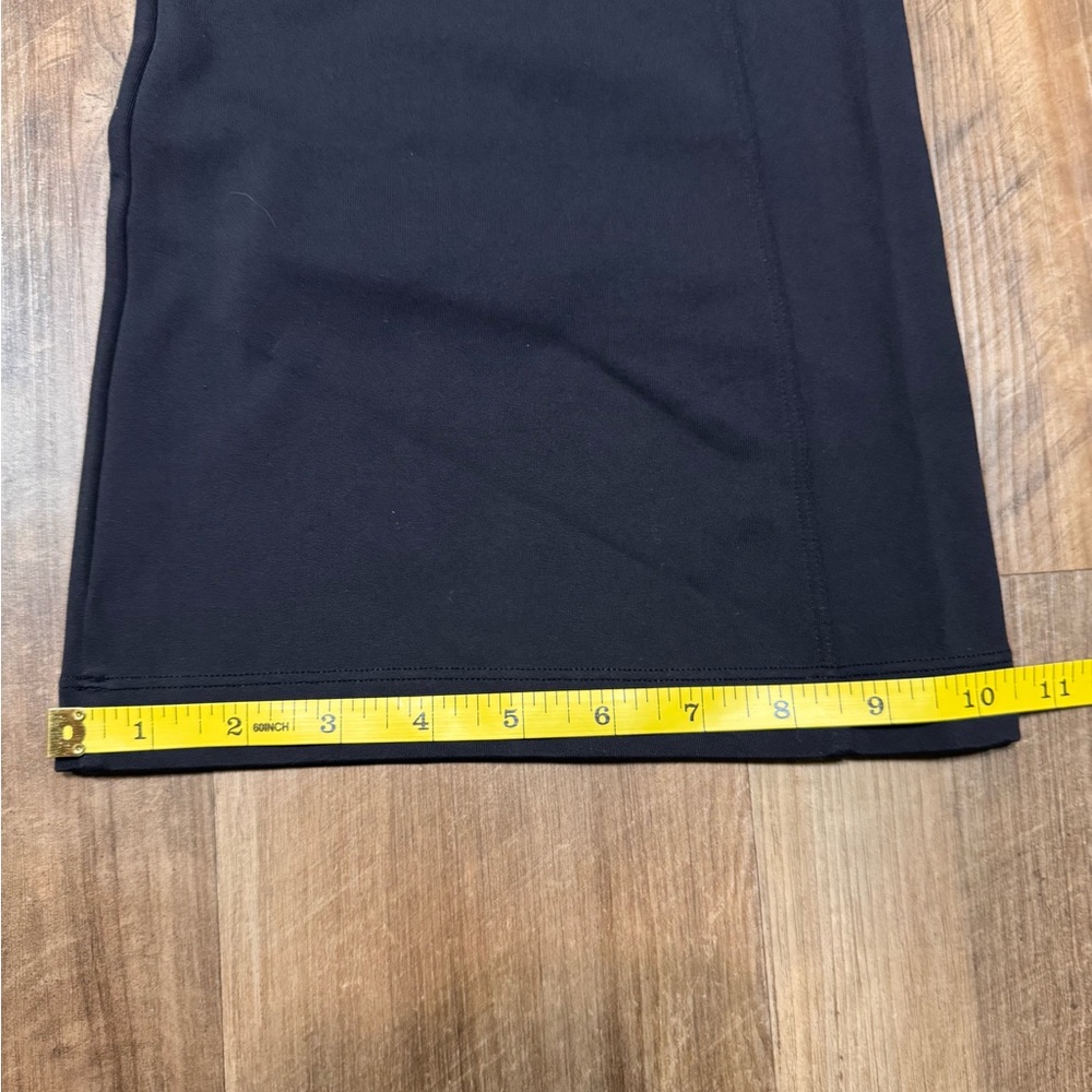 Athleta Delancey Flare Pants Black High Rise Work Travel Workout Trousers, L - Picture 9 of 16